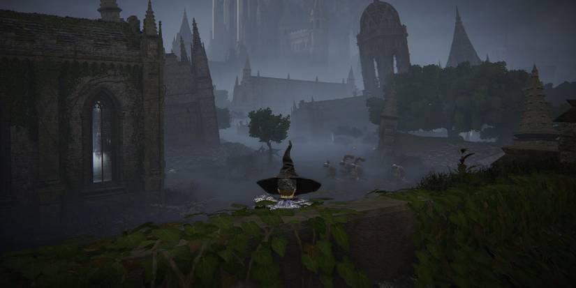 Elden Ring Academy Gate Town At Night 