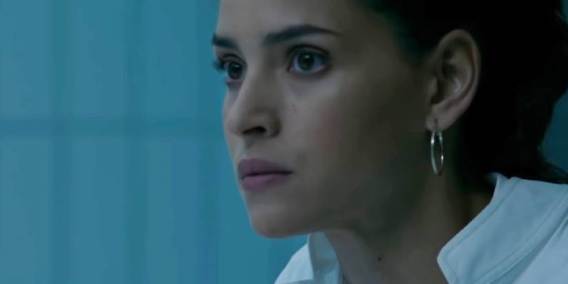 Adria Arjona as Martine Bancroft in Morbius