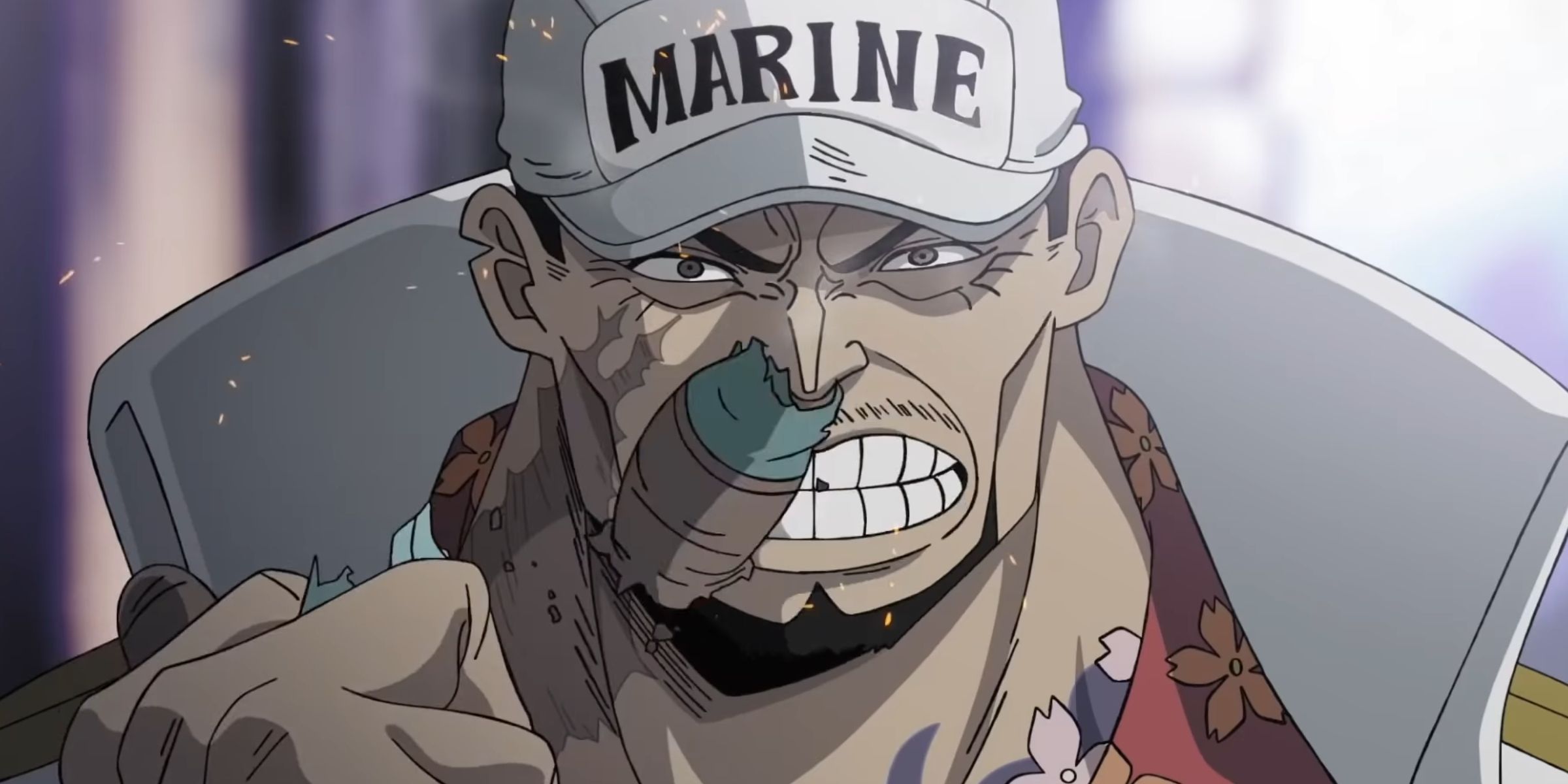 One Piece Akainu angry