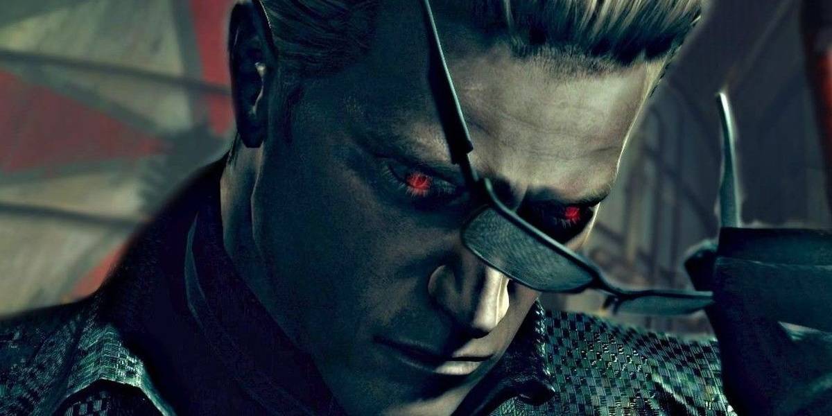 Albert Wesker in Resident Evil 5 red-eyes