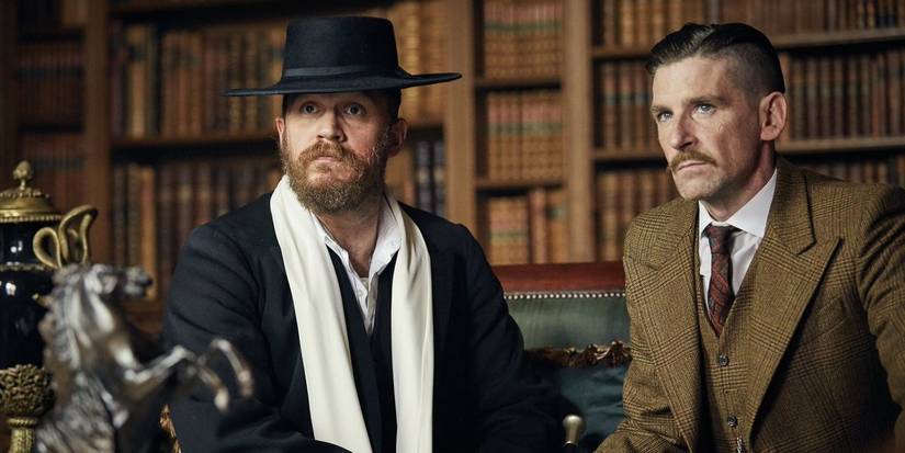 Alfie and Arthur in Peaky Blinders