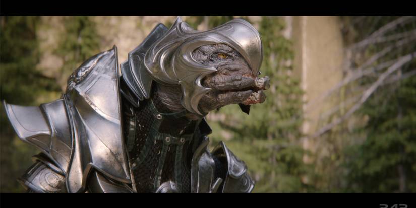 The Arbiter gets ready in Halo 2 Anniversary 