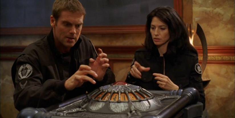 Stargate's Cameron Mitchell with the Ark of Truth