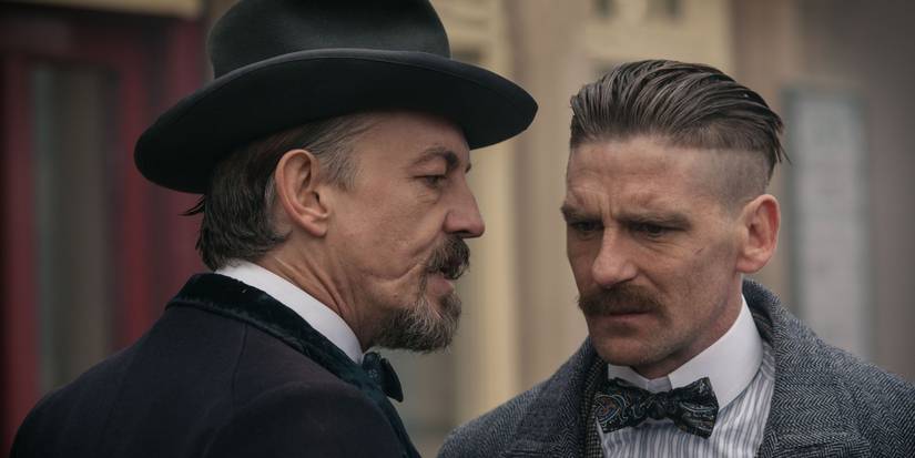Arthur Shelby, Sr. and Jr. in Peaky Blinders