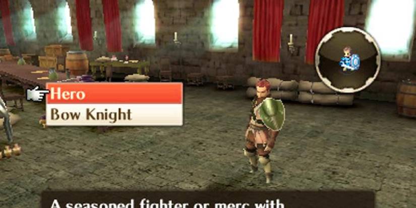 Gregor switching classes to either a Hero or Bow Knight in Fire Emblem Awakening
