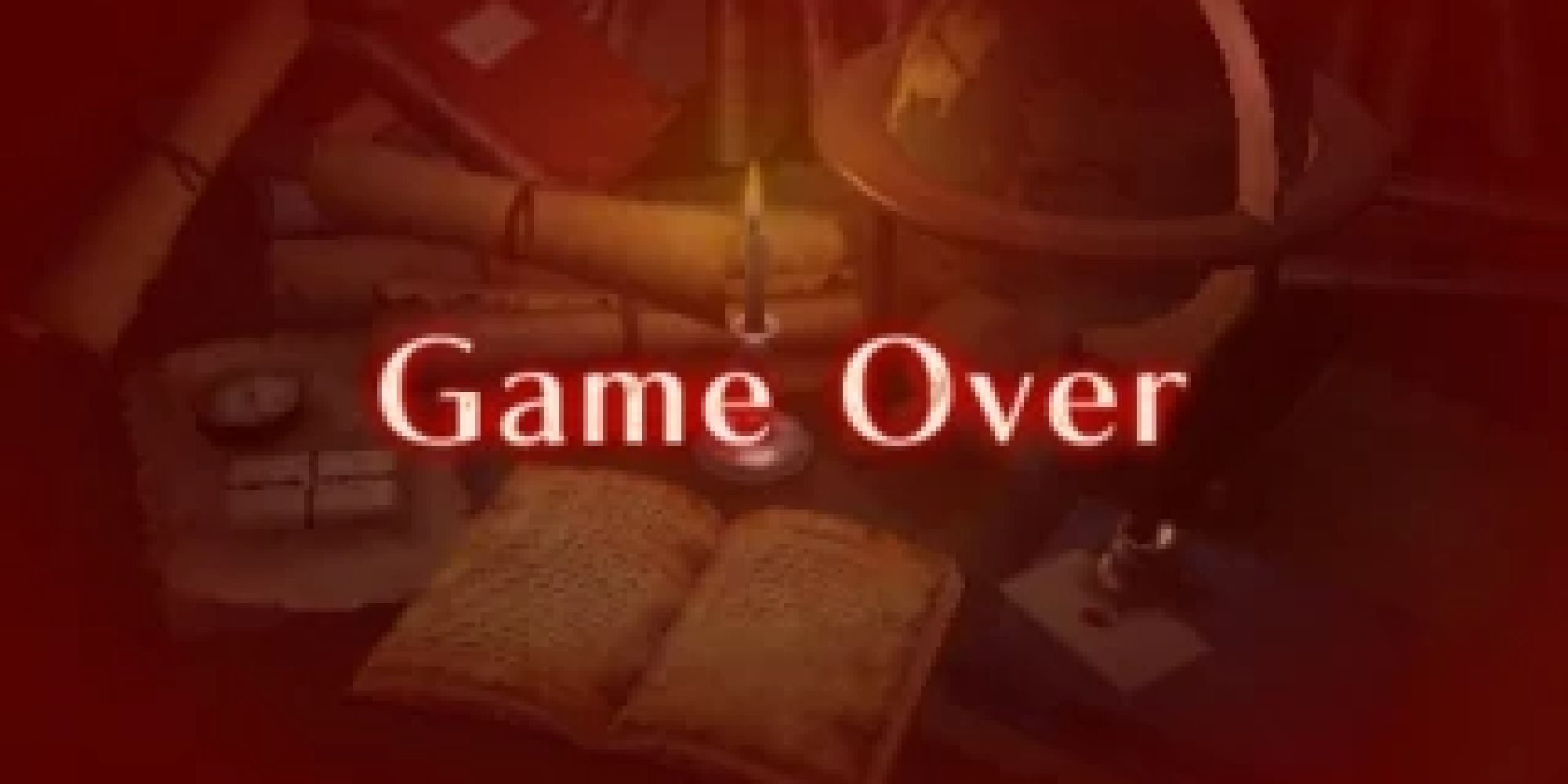 The game over screen in Fire Emblem Awakening