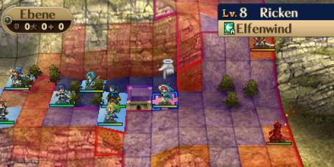 Ricken selected on a map in Fire Emblem Awakening