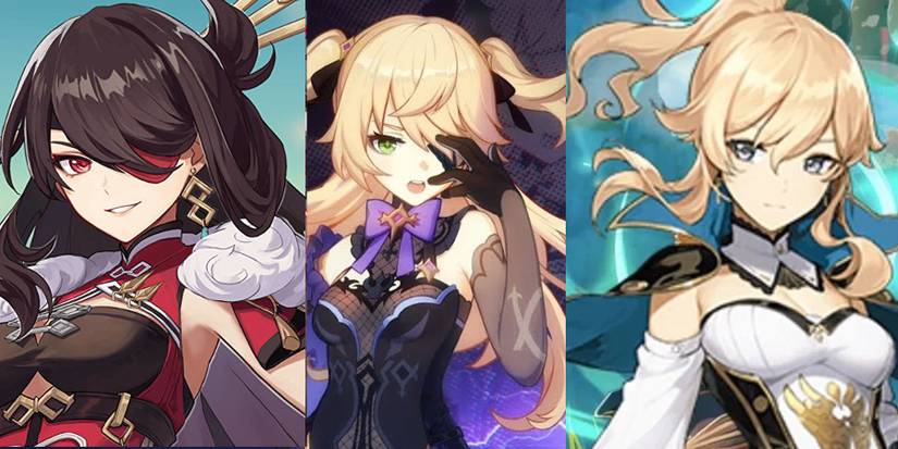 Genshin Impact Beidou Fischl Jean