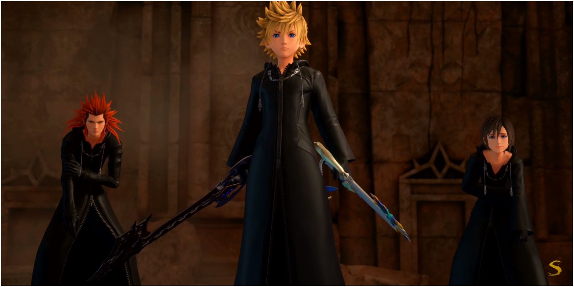 Best Friends Kingdom Hearts 3 Roxas Axel and Xion