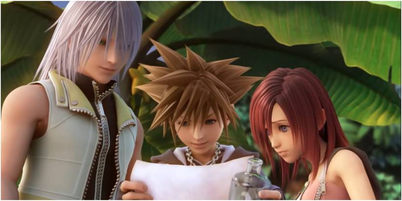 Best Friends Sora Kairi and Riku From Kingdom Hearts Series