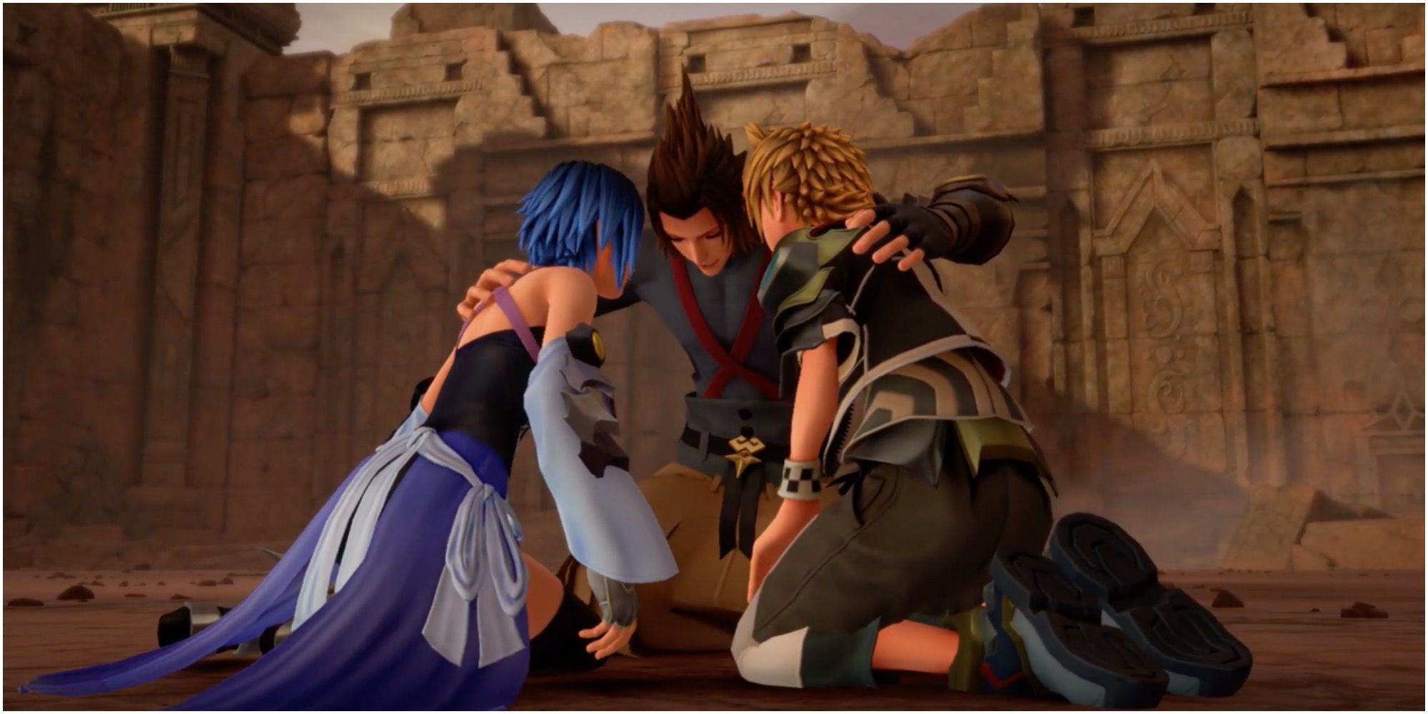 Best Friends Terra Aqua and Ventus in Kingdom Hearts 3