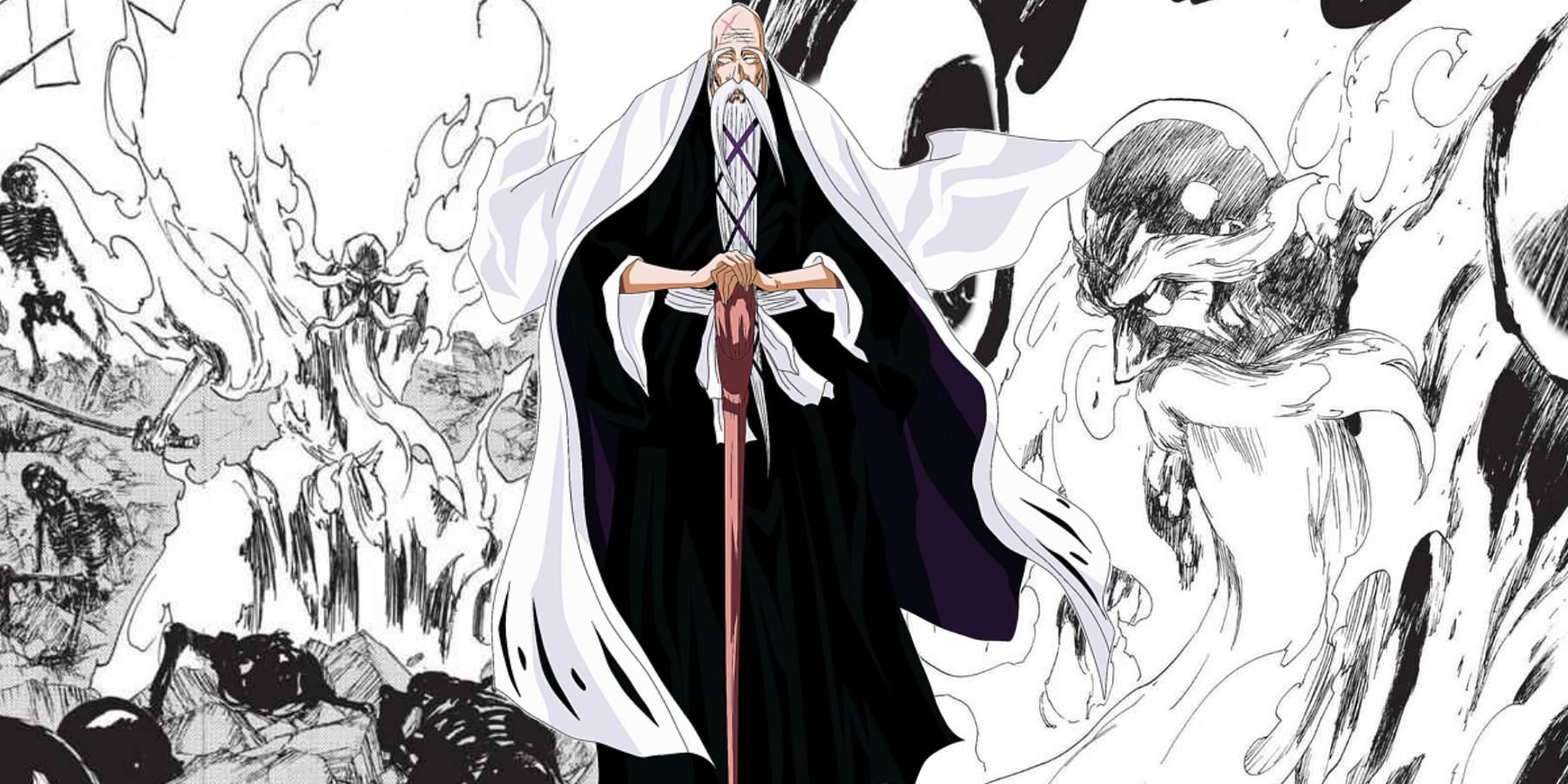 MangaThrill - Captain Yamamoto is in action as Bleach
