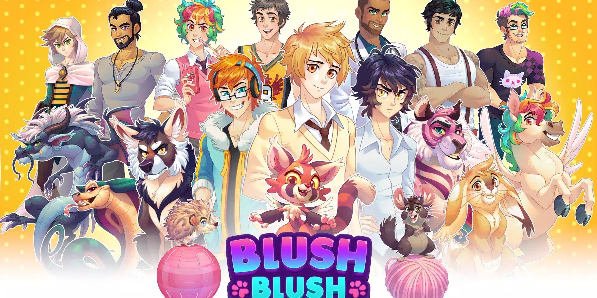 Баннер игры Blush Blush