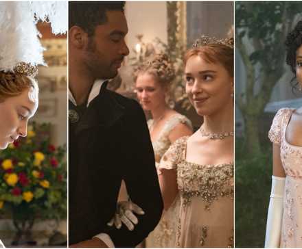 Bridgerton Collage of Best Dressed. Daphne Bridgerton, Duke Hastings and Edwinajpg