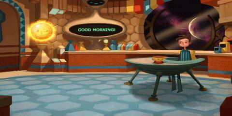 Man sitting at a table Broken_Age screenshot