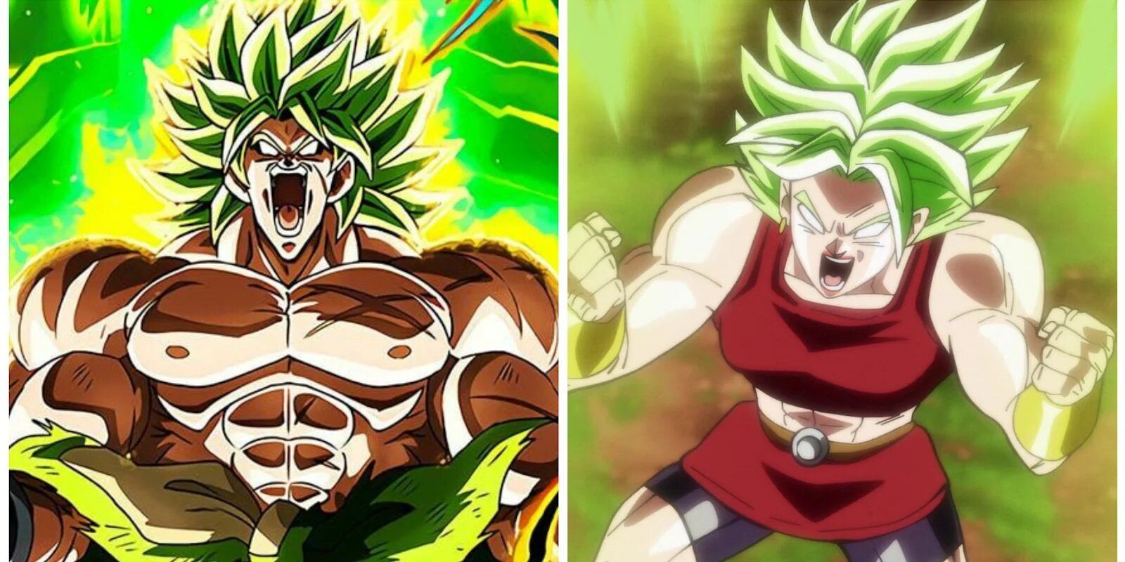 Broly and Kale in Dragon Ball Super