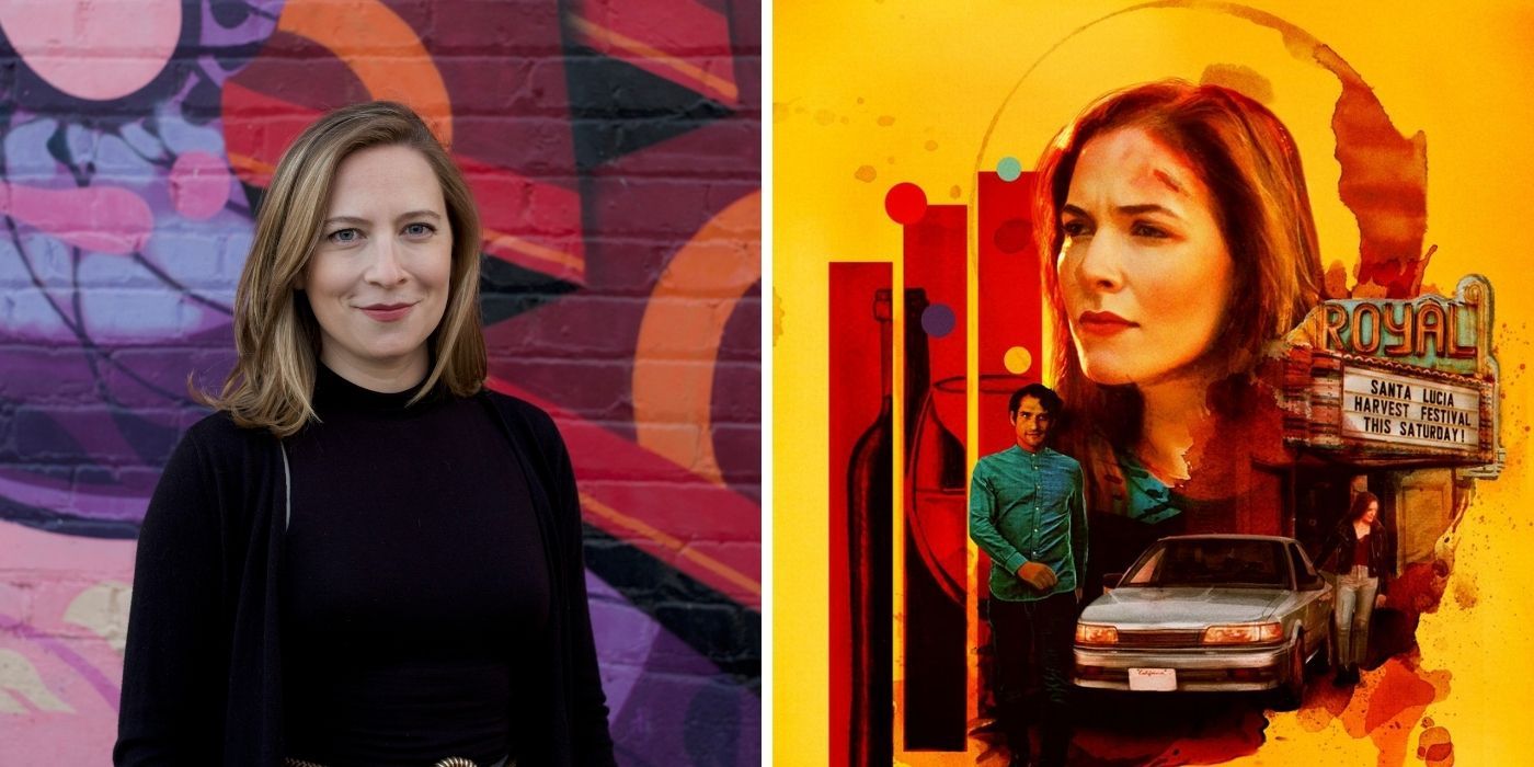 Image of the Brut Force Poster and Director Eve Symington