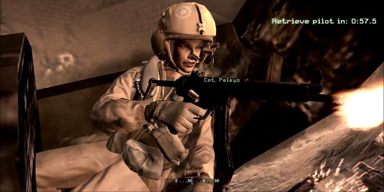 Обрезанный пилот Call of Duty Modern Warfare Pelayo Cobra