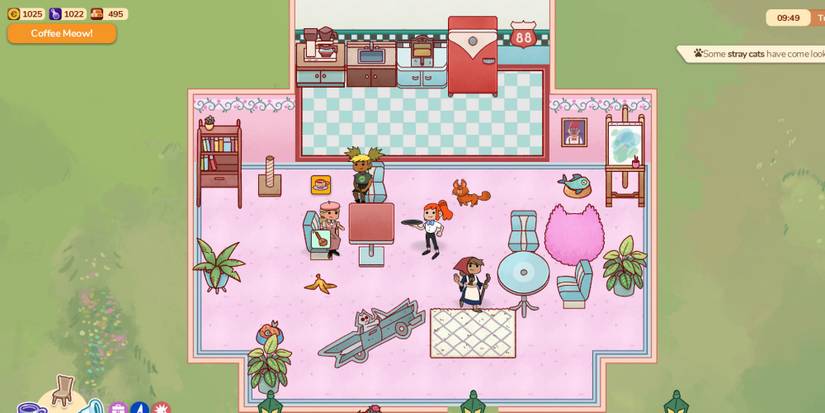 Cat Cafe Manager - Managing the game's cafe