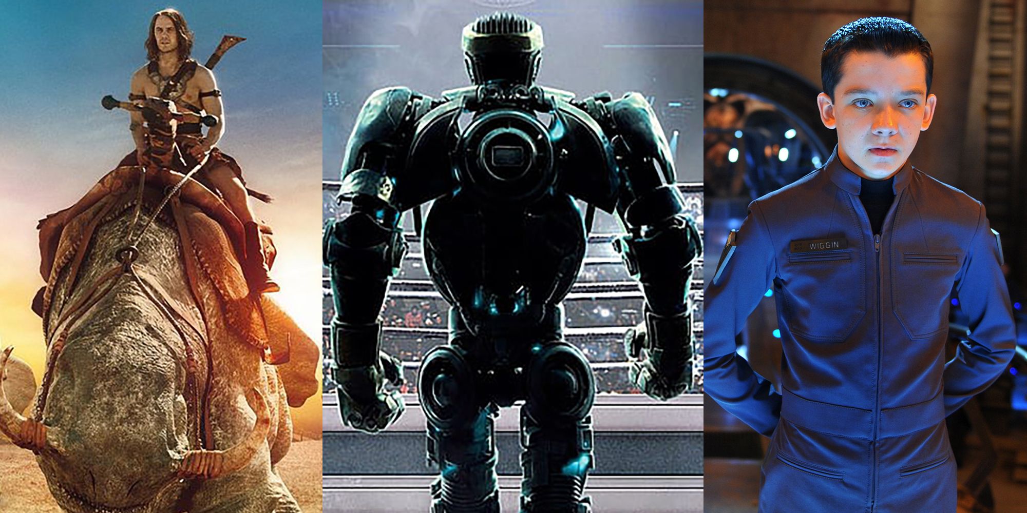 Images From Ender's Game, John Carter & Real Steel