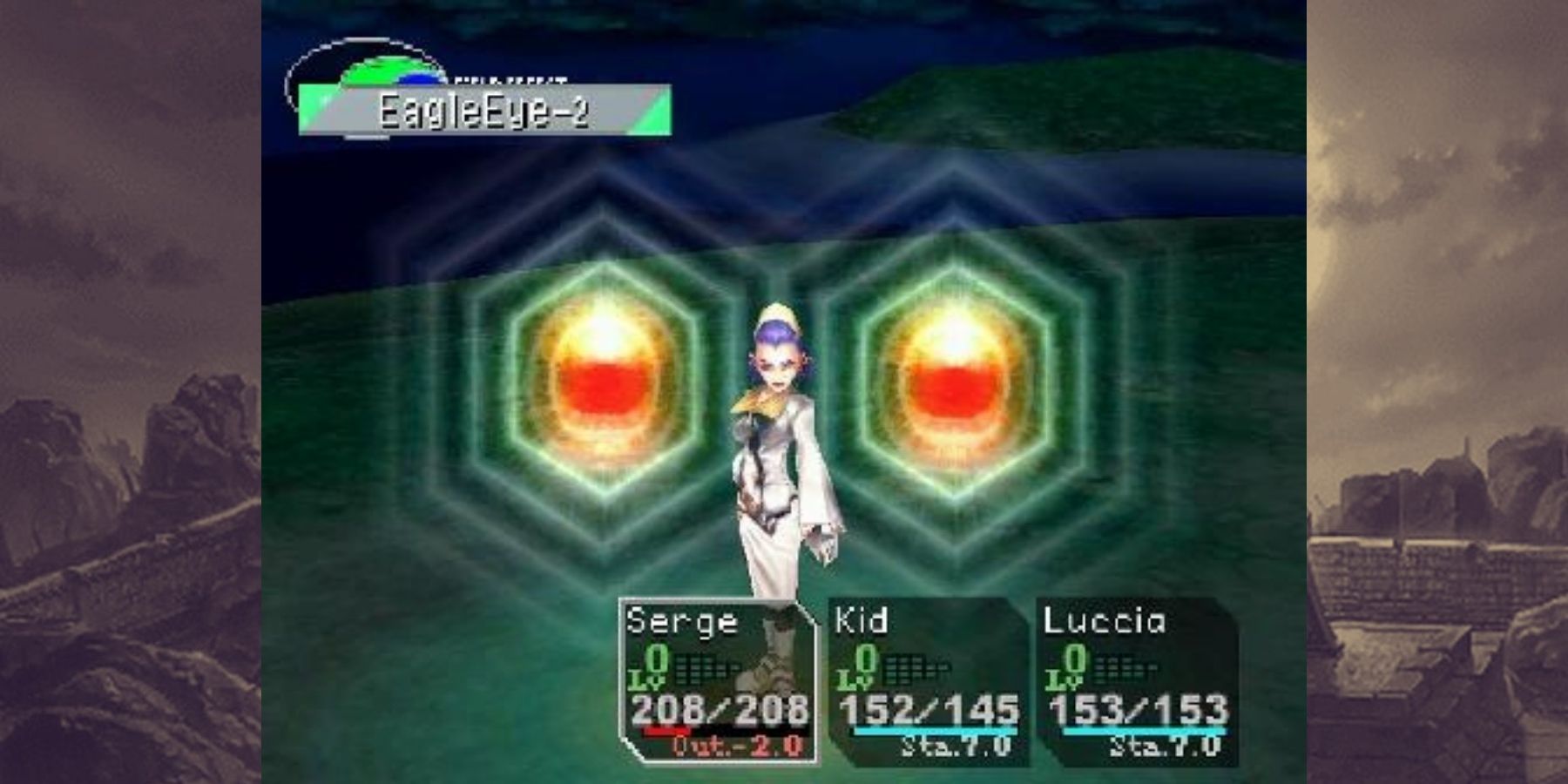 Chrono Cross EagleEye Luccia Green Element