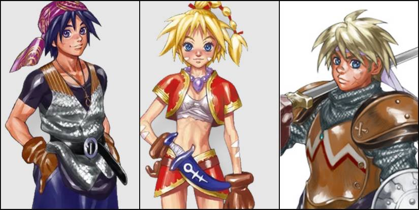 Chrono Cross Serge, Kid, and Glenn
