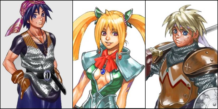 Chrono Cross Serge, Orlha, and Glenn