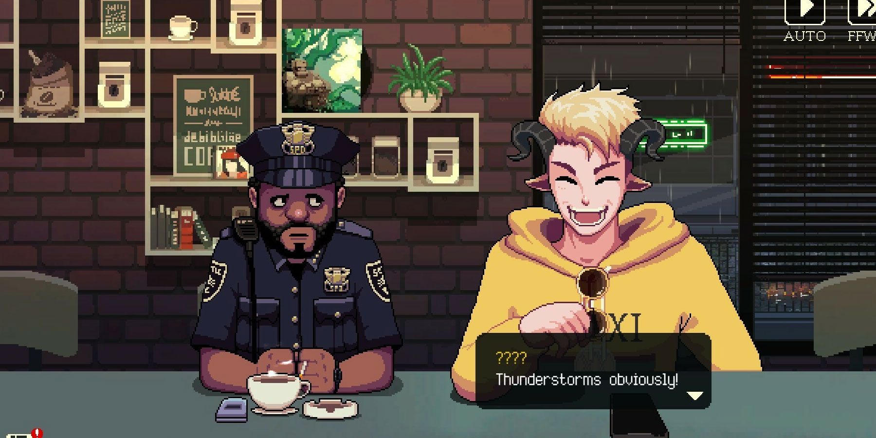 Coffee-Talk-Episode-2-visual-novel-officer-and-horned-character