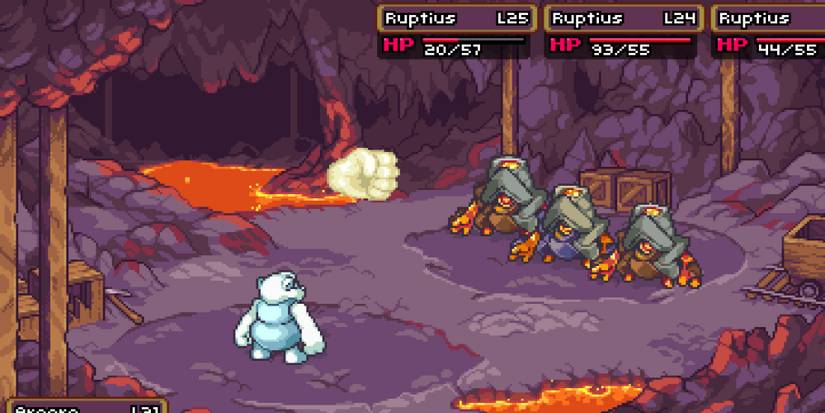 Coromon - Fighting three Ruptius