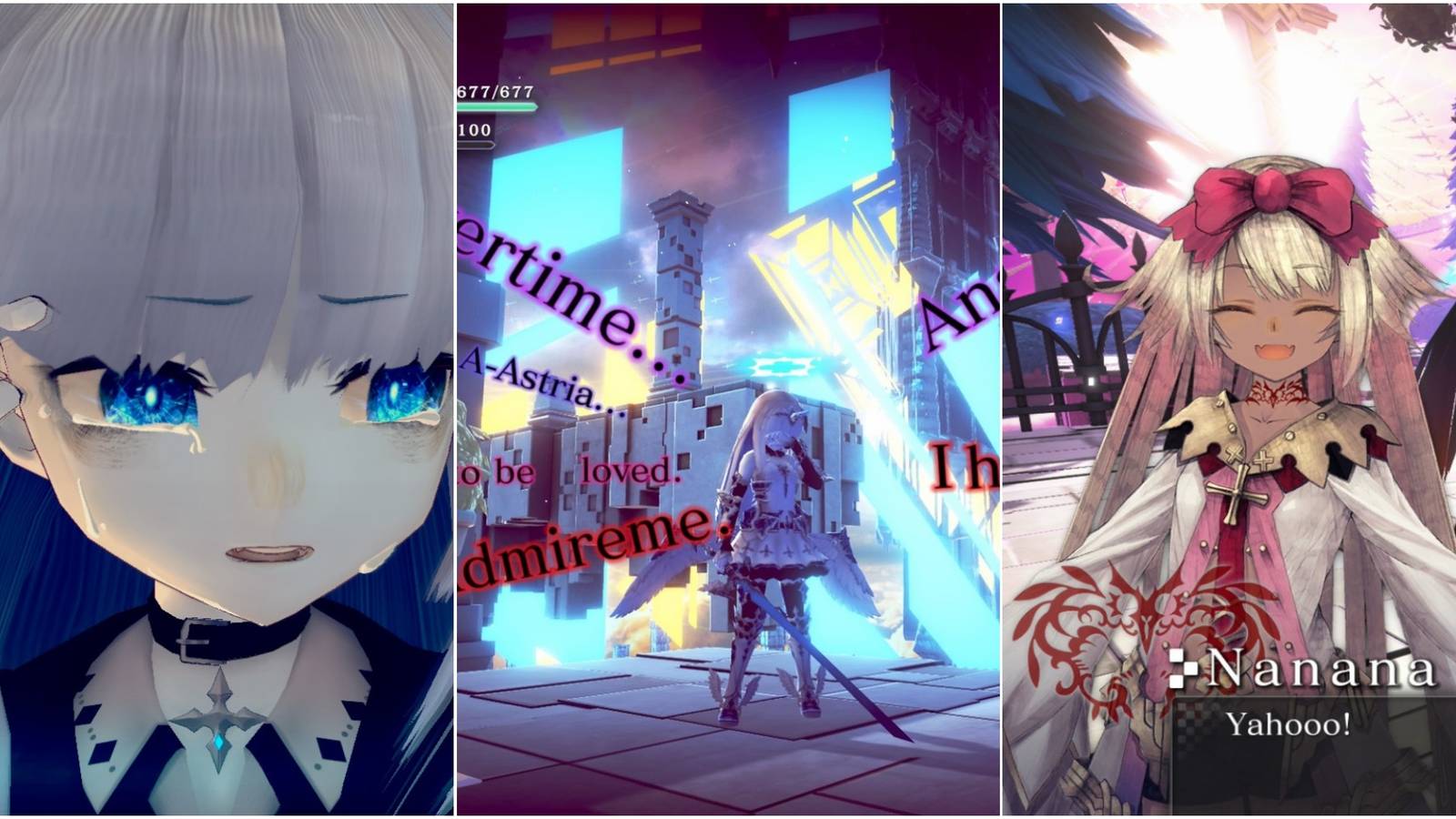 Crystar - Three joined images