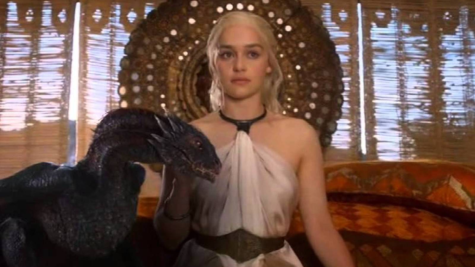 Game of Thrones Daenerys with a dragon