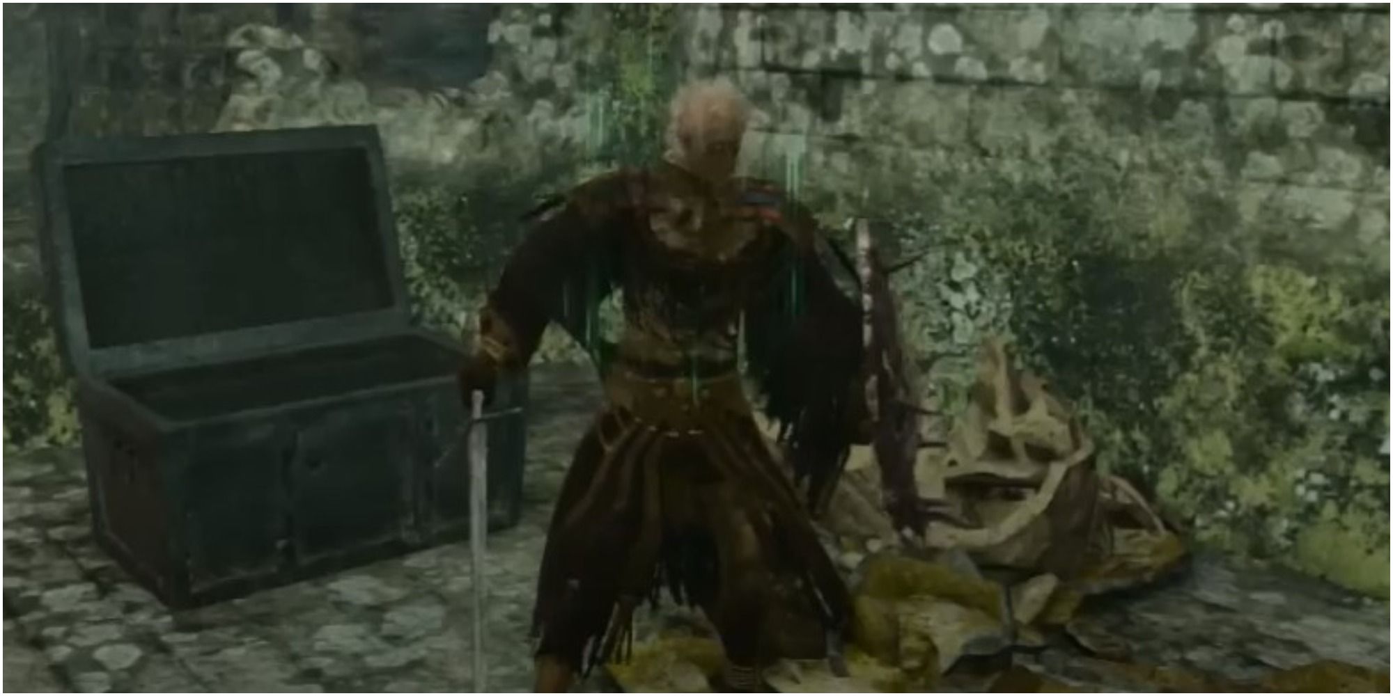 Dark Souls 2 Wearing The Lion Mage Armor Set After Finding It In A Chest