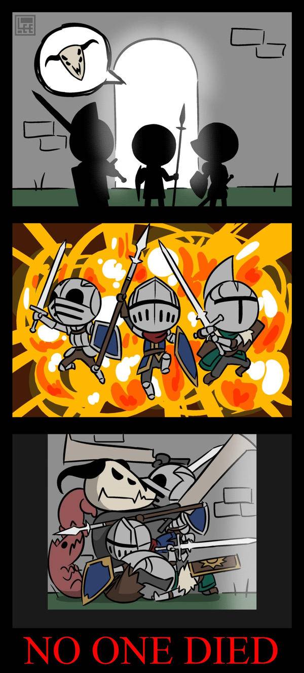 Dark Souls No One Died Deviant Art Kitophan