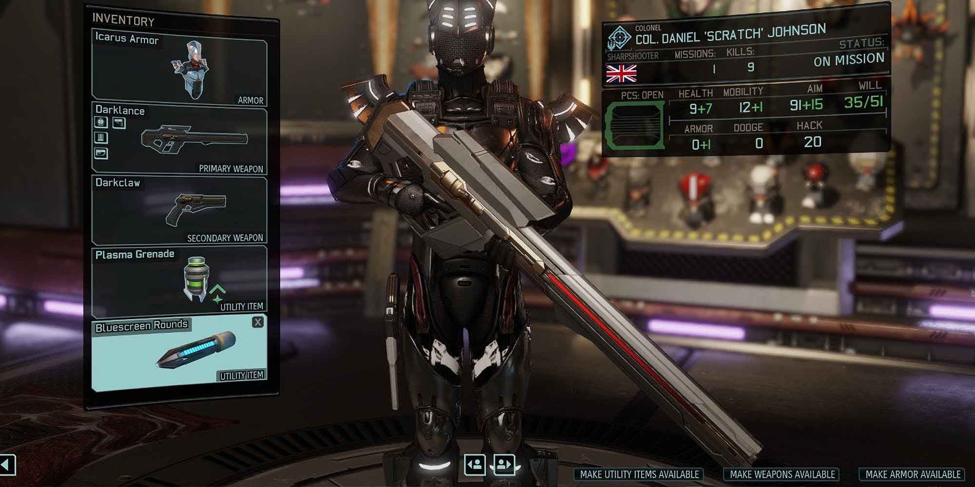 The Darklance sniper rifle in Xcom 2