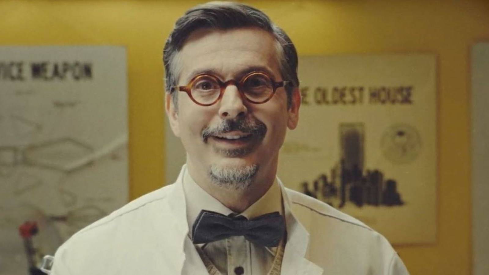 Head of Research Dr. Casper Darling in a video from Control, played by Matthew Porretta