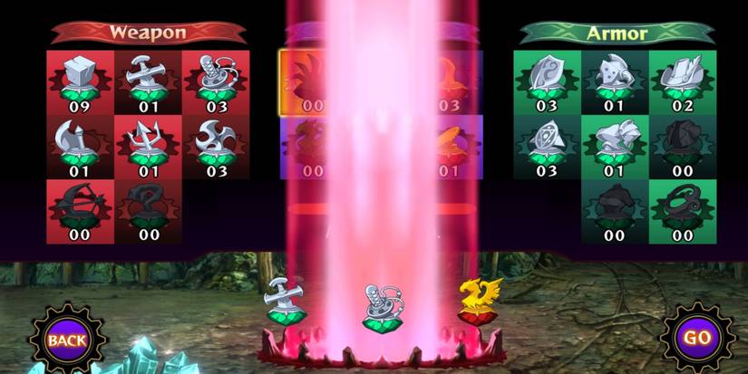 Demon Gaze Extra - Fighting three enemies