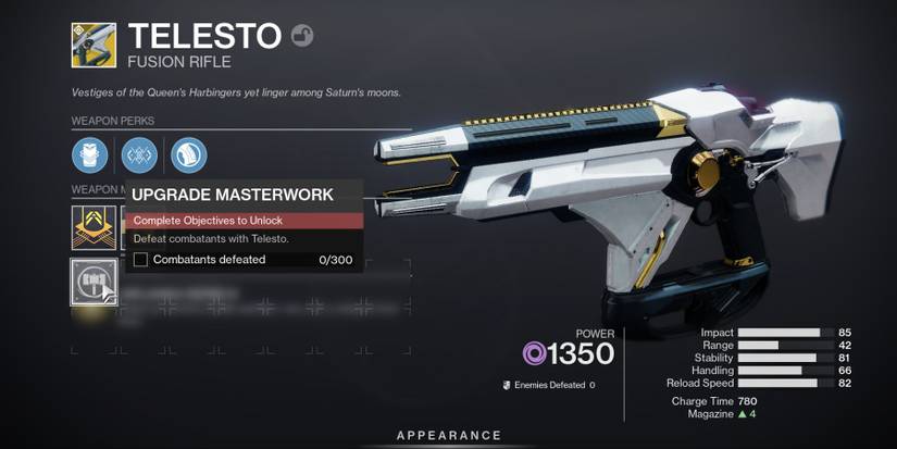 Destiny 2 Telesto Catalyst