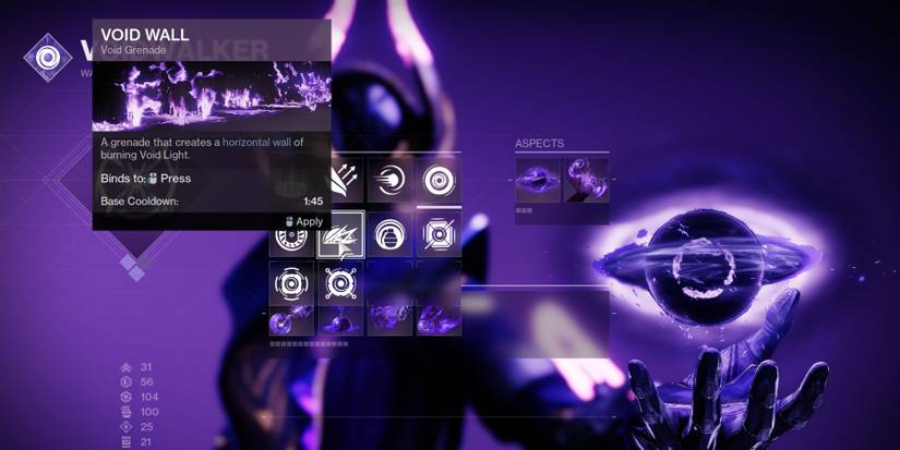 Destiny 2 Void Wall Grenade Type