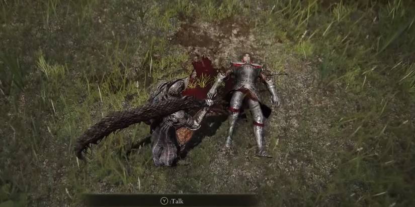 Diallos Lying Down Mortally Wounded in Elden Ring