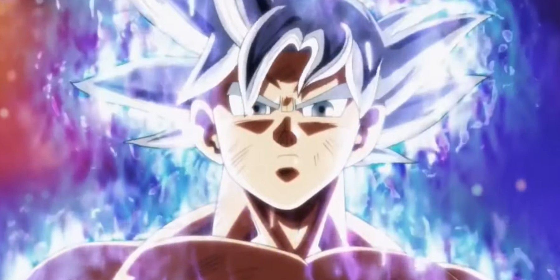 Dragon Ball Super Goku após alcançar Ultra Instinct