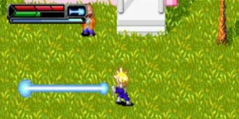 Gohan and Roshi in Dragon Ball Z: Legacy of Goku 2
