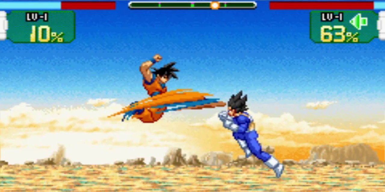 Goku and Vegeta in Dragon Ball Z: Supersonic Warriors