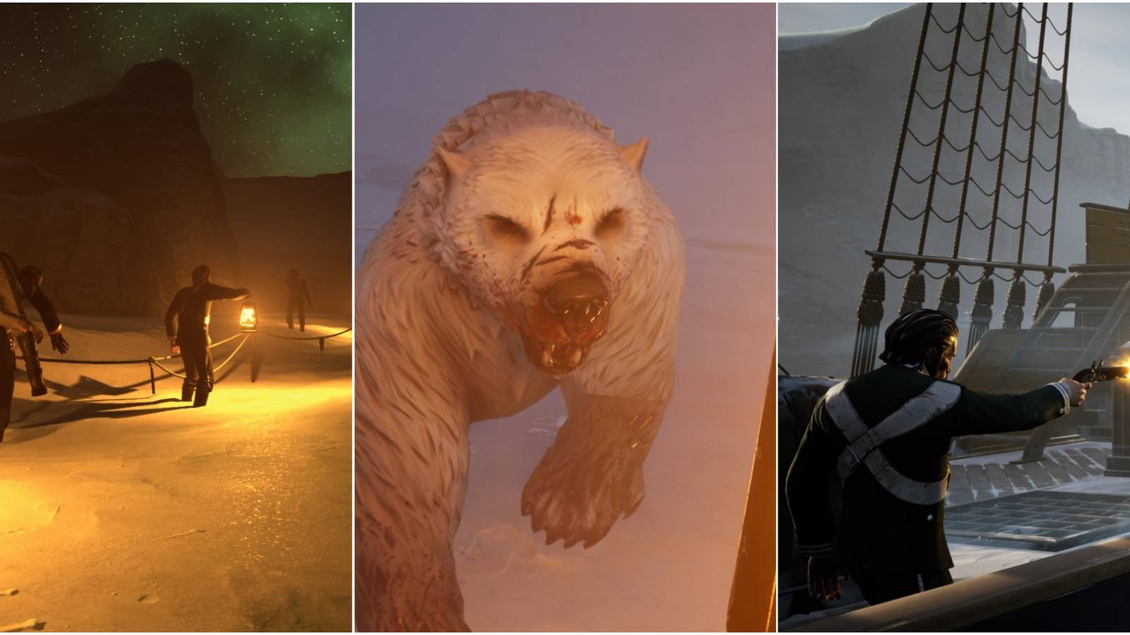 Dread Hunger - 3 screenshots together