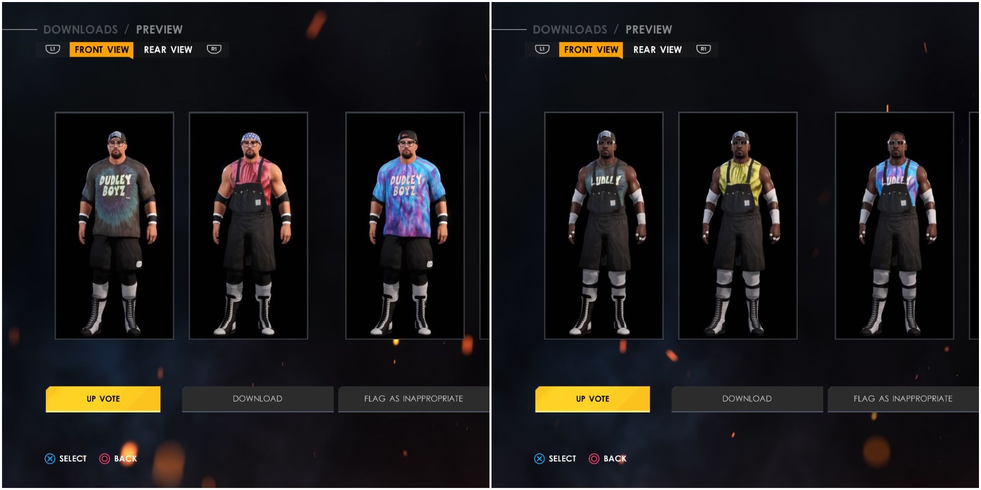 Dudley Boyz CAWs For WWE 2K22