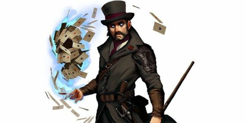 Dungeons & Dragons Card Throw