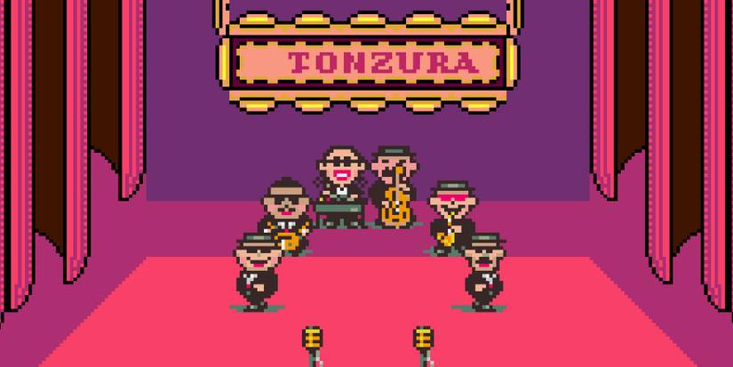 The Runaway Five on stage at Tonzura in Earthbound