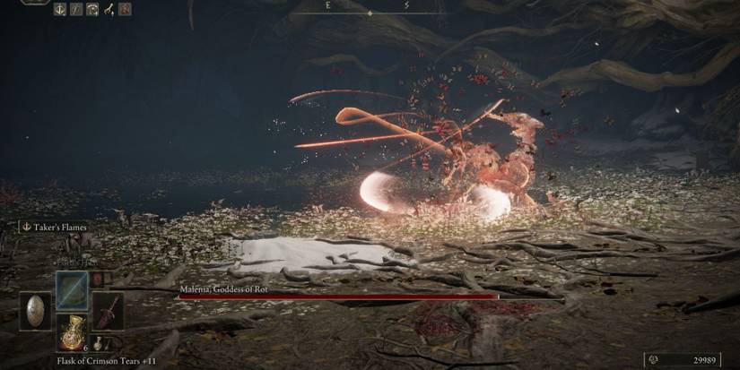 Elden Ring Guide  Malenia Blade Of Miquella Rot Goddess Boss Fight Waterfowl Dance