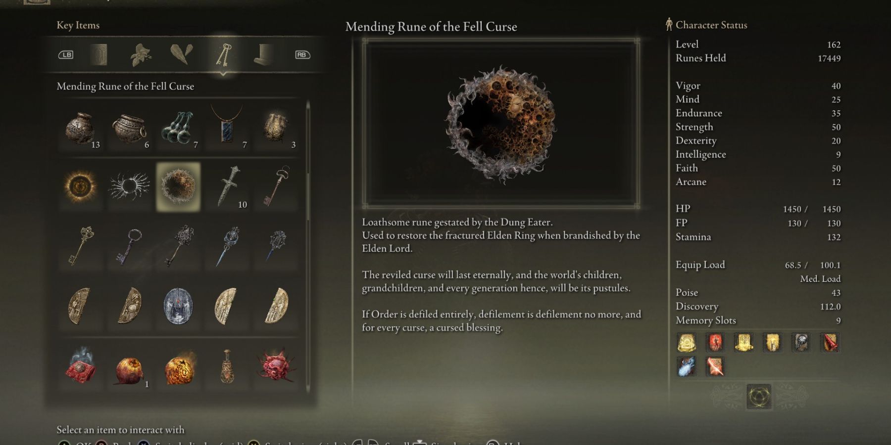 Elden Ring Guide Dung Eater Questline Mending Rune Of The Fell Curse