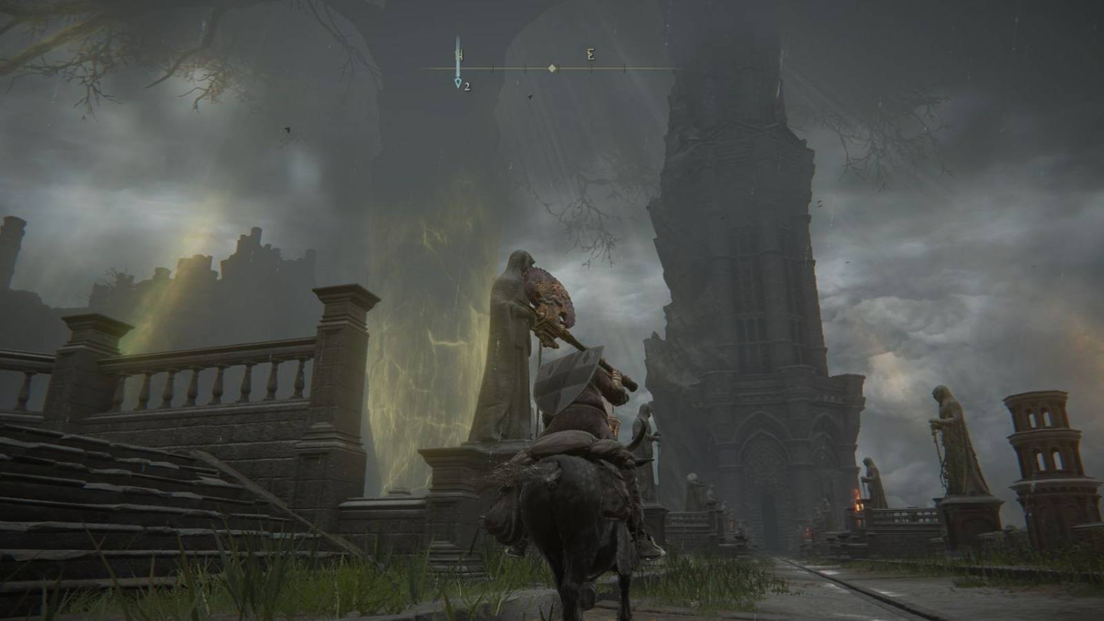 Elden Ring Liurnia Divine Tower Distance Landscape