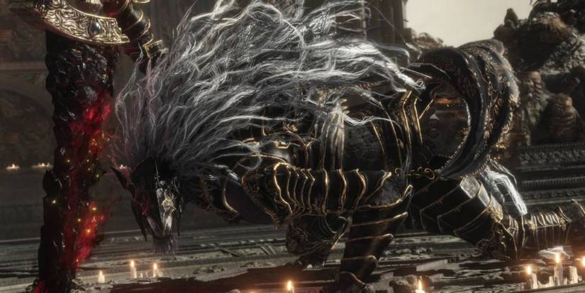 Elden Ring's Maliketh in combat